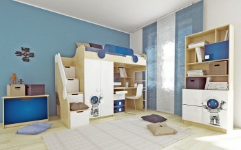 Детская комната Санни (Белый/корпус Клен) в Славгороде - slavgorod.mebel54.com | фото
