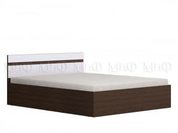 Ким кровать с подъемным механизмом 1,4 (Венге/белый глянец) в Славгороде - slavgorod.mebel54.com | фото