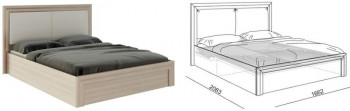 Кровать 1,6 Глэдис (М32) с подъемным механизмом Распродажа в Славгороде - slavgorod.mebel54.com | фото
