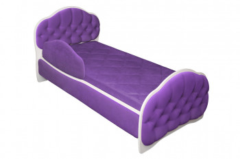 Кровать 170 Гармония 32 Фиолетовый (мягкий бортик) в Славгороде - slavgorod.mebel54.com | фото