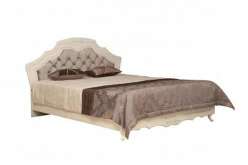 Кровать двойная "Кантри" (вудлайн кремовый/патина/ортопед/1820) в Славгороде - slavgorod.mebel54.com | фото