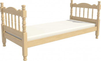 Кровать одинарная Аленка из массива сосны 800*1890 Сосна в Славгороде - slavgorod.mebel54.com | фото