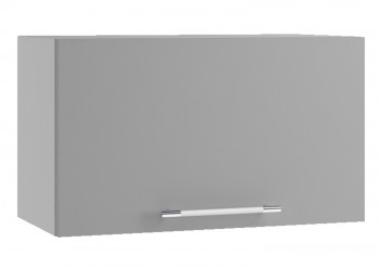 Лофт ПГ 600 шкаф верхний горизонтальный (Штукатурка белая/корпус Серый) в Славгороде - slavgorod.mebel54.com | фото