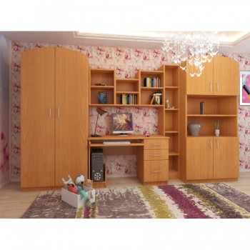 Детская Мишутка Комплект мебели (Вишня оксфорд) в Славгороде - slavgorod.mebel54.com | фото